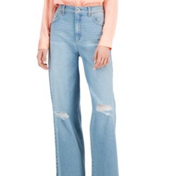 INC International Concepts Denim - NWT INC International Comcepts  Wide leg jeans light indigo blue  6 10 12